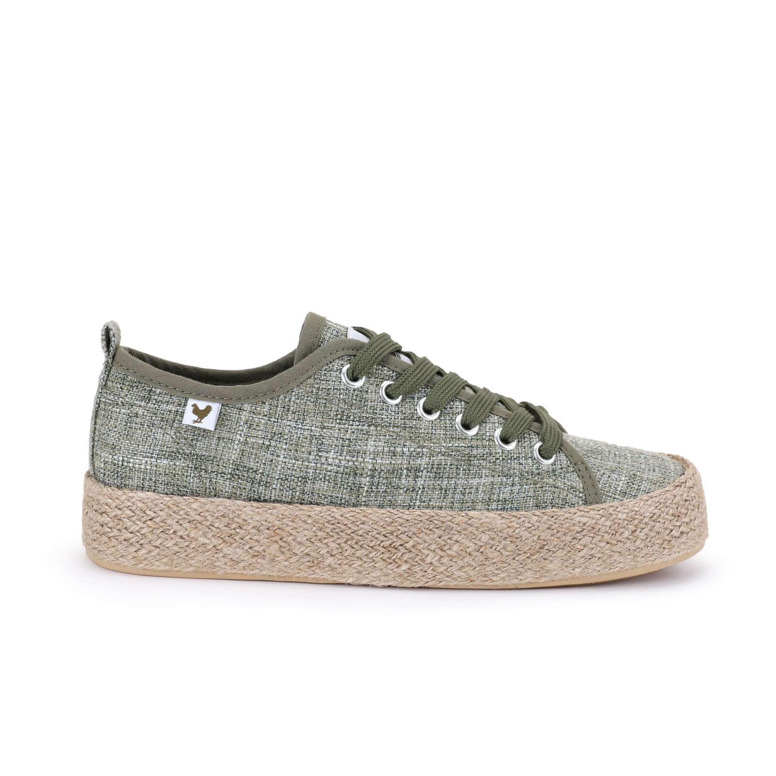 Pitas linen laceup espadrille sneakers Walk In Pitas